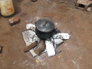 Charcoal Bricks from old school papers