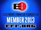 EFF 2013 Rectangle Member Badge